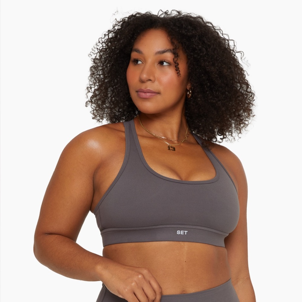 SET ACTIVE Form-cloud racerback Bra - graffiti